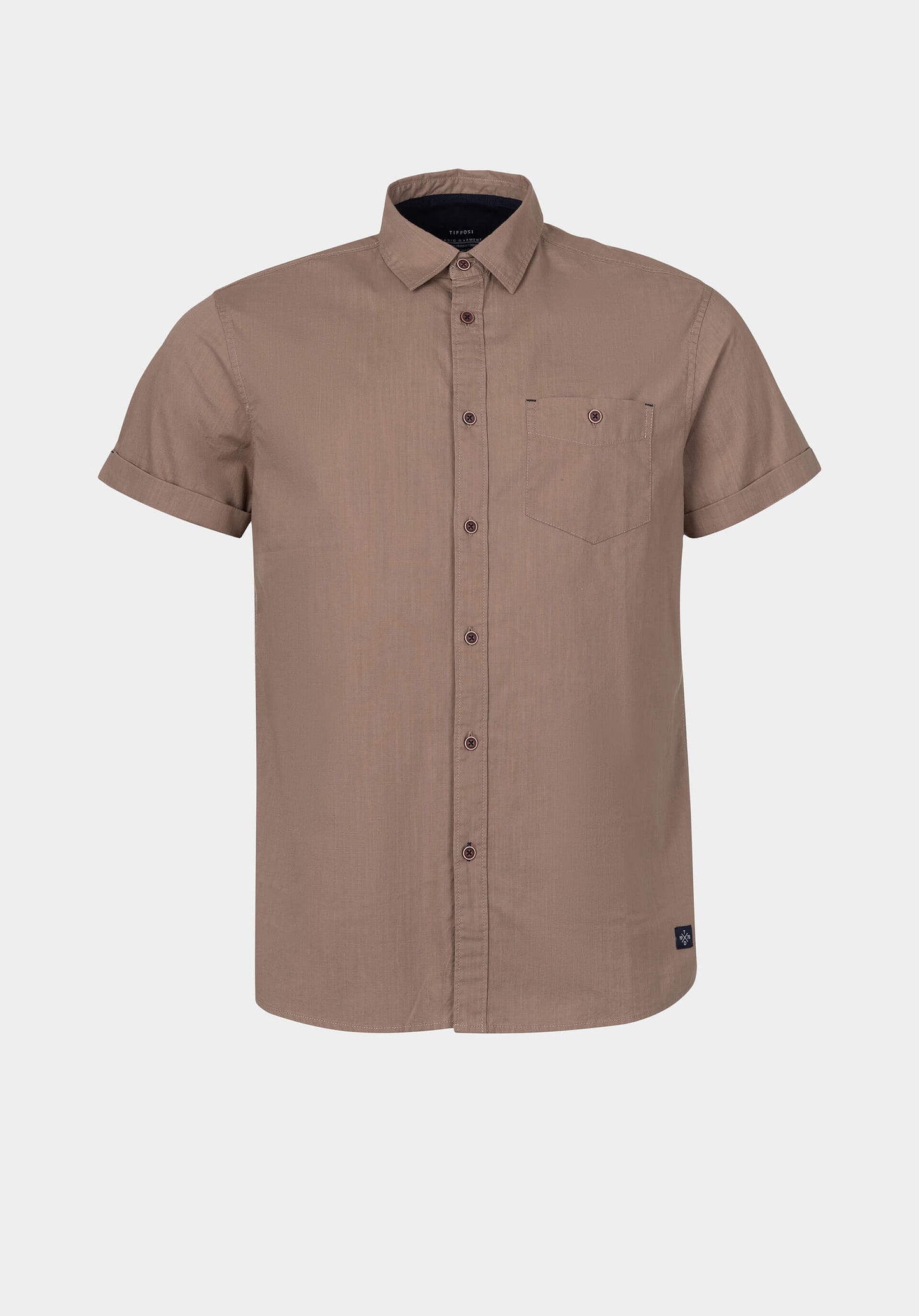 Camisa manga curta lisa