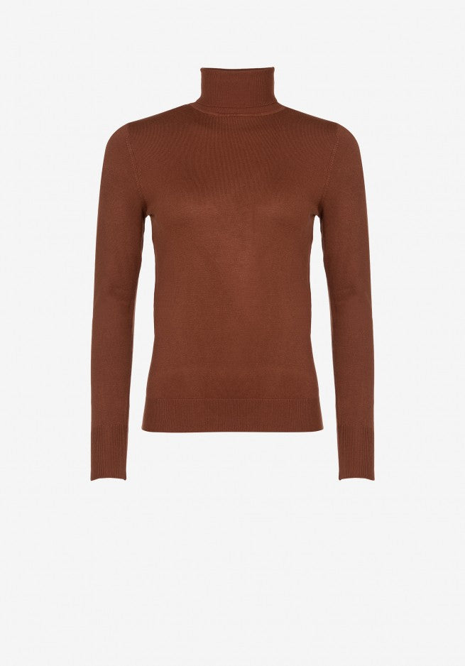 Polo neck jumper