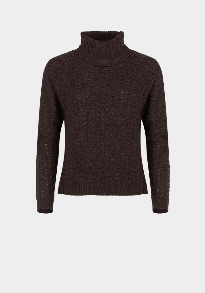 Polo neck jumper
