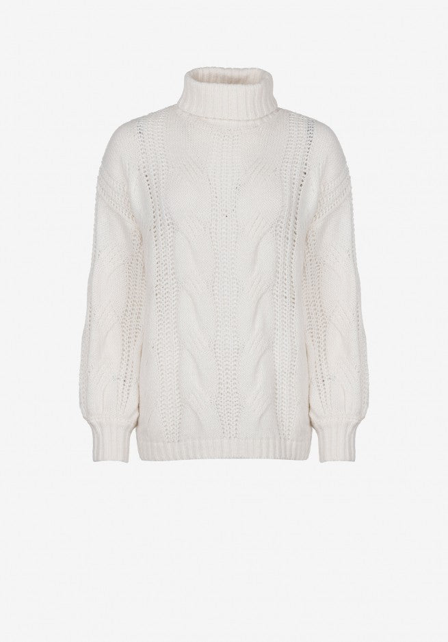 Polo neck jumper
