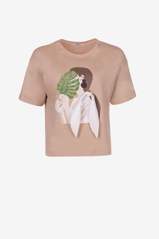 T-shirt macadamia