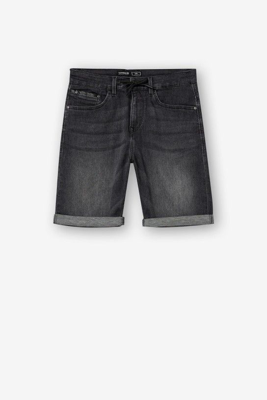 Indigo knit short_43