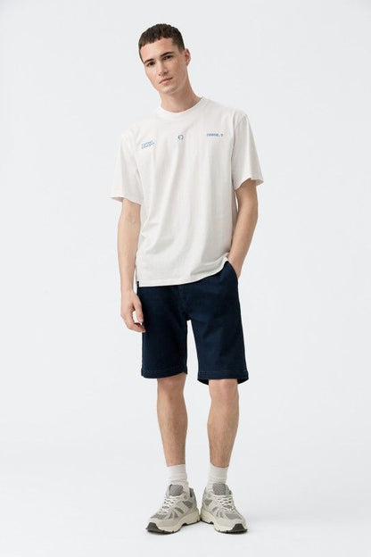 Indigo knit short_46