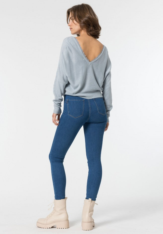 Calça gança  jegging