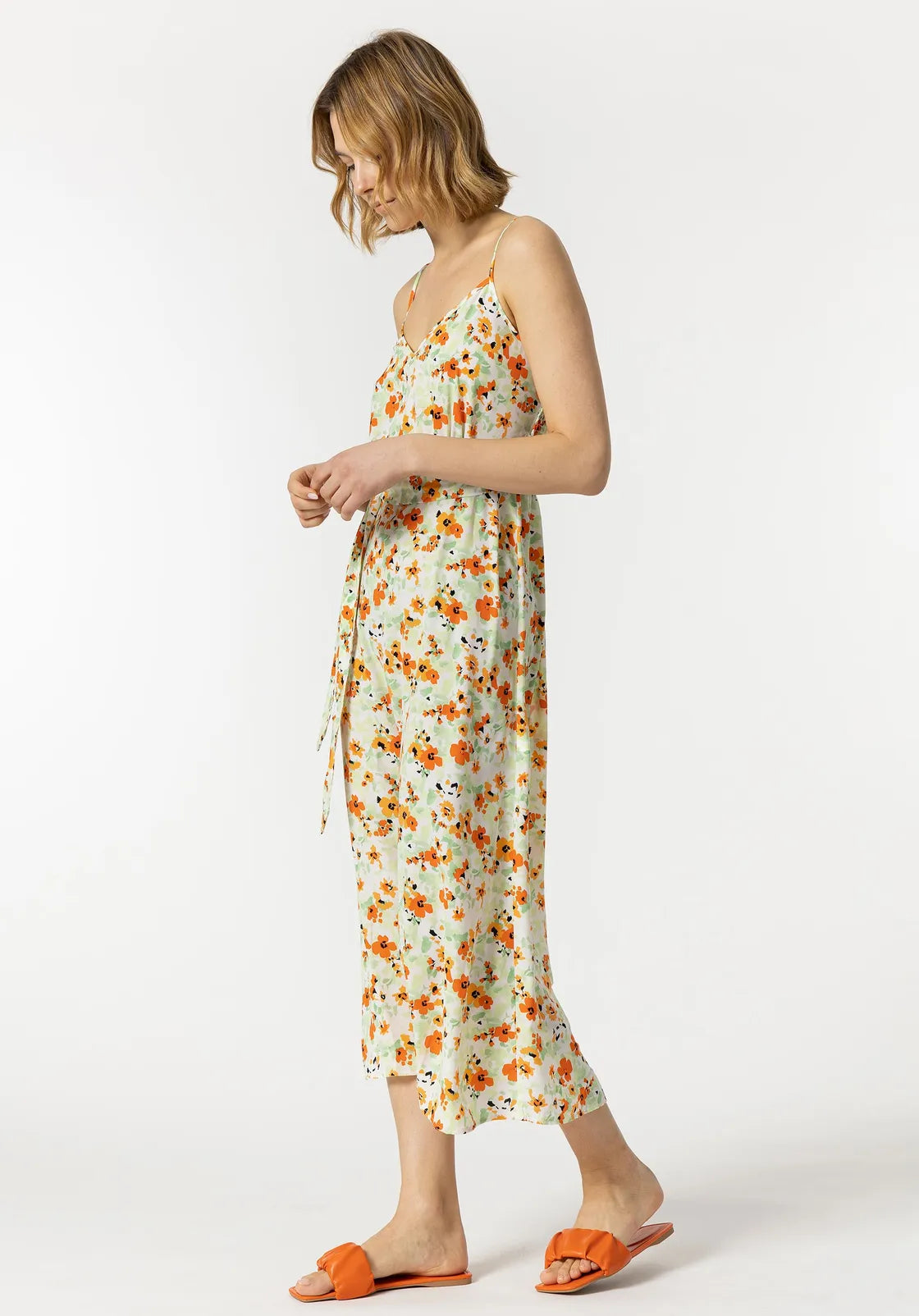 Vestido comprido granada