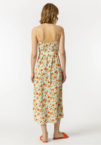 Vestido comprido granada